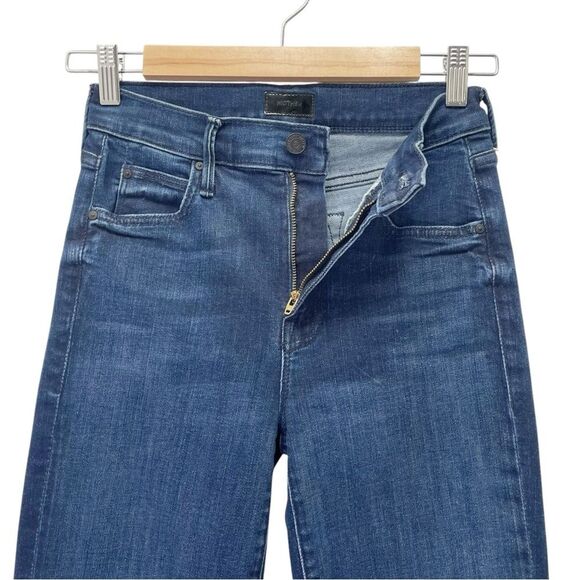 NWT MOTHER The Rascal Raw Hem High Waist Ankle Snippet in Mint Condition Size 24 - Picture 6 of 16